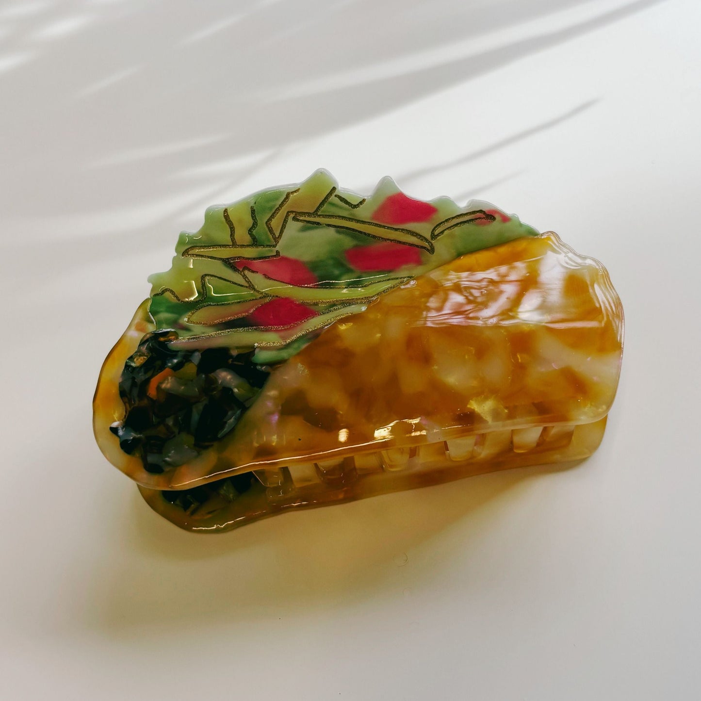 Velvet Claws Taco Fiesta Hair Clip