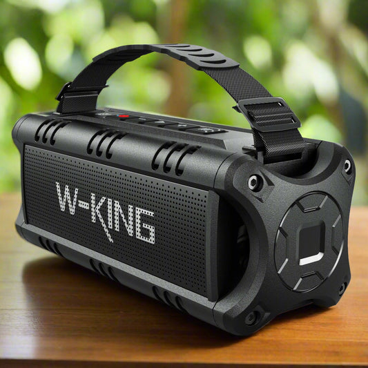 W-KING Bluetooth Speaker, 30W Portable Wireless Loud Speakers, IPX6 Waterproof Outdoor Speaker, 24H Playtime, EQ, AUX, TF Card - Premium bluetooth speaker from Lizard Vigilante - Just $126.99! Shop now at Lizard Vigilante