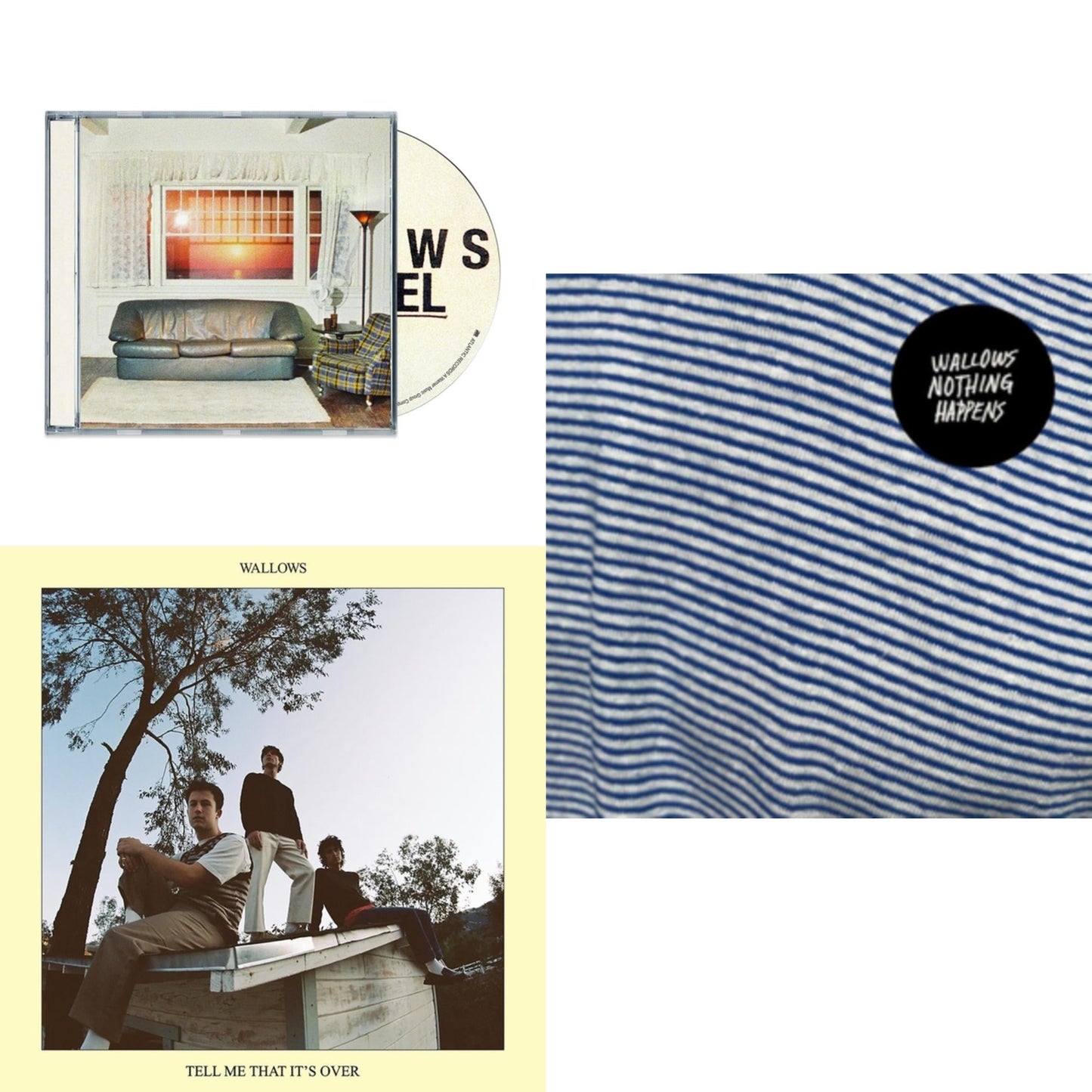 Wallows - Model & Tell Me That It's Over & Nothing Happens - CD Bundle