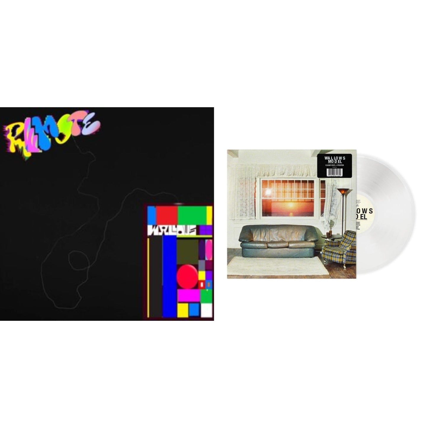 Model (Clear LP Vinyl) & Remote (Pink  LP Vinyl/Etched B-Side)