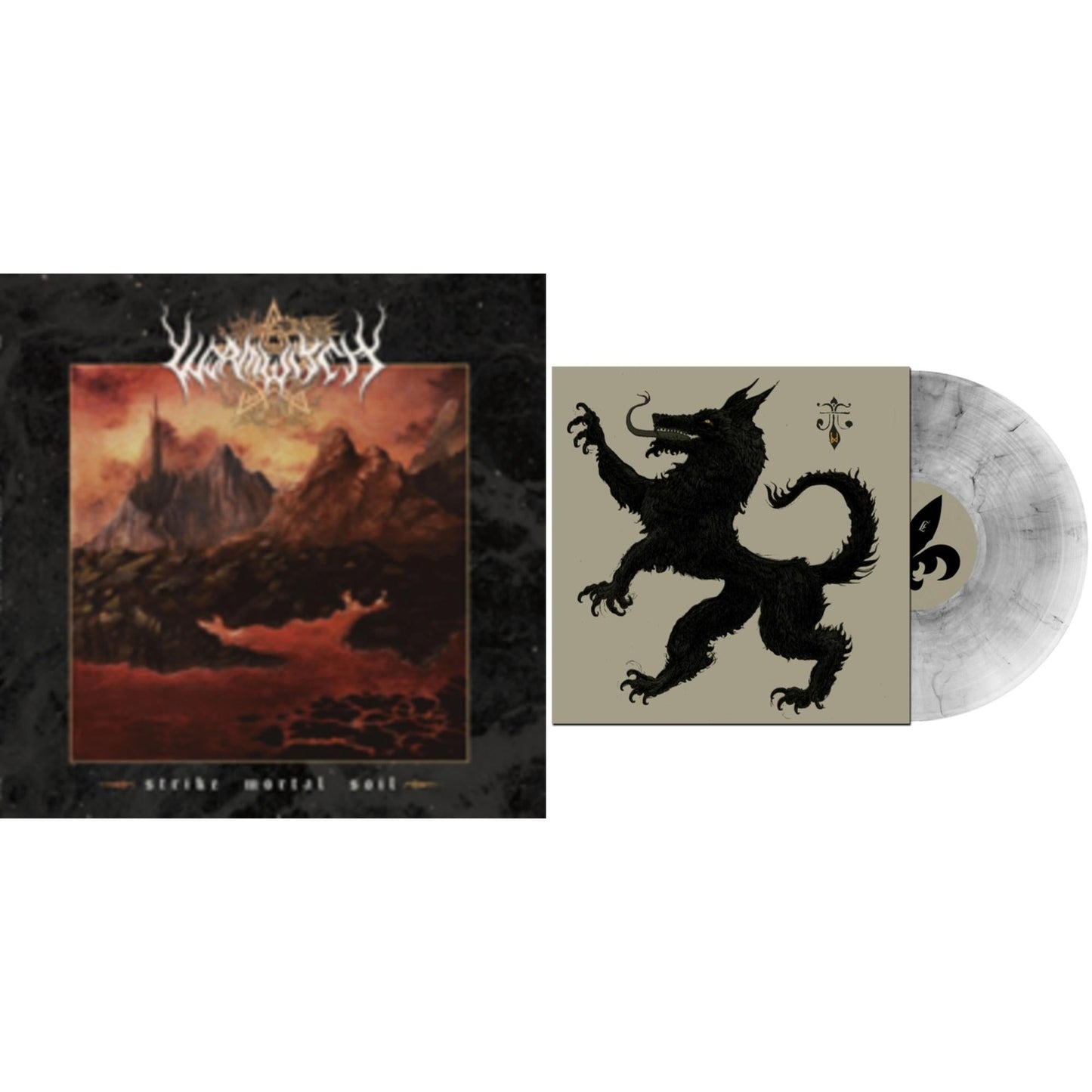 Wolf Hex (Clear W/ Black Swirl LP Vinyl) & Strike Mortal Soil (Red Wine LP Vinyl)