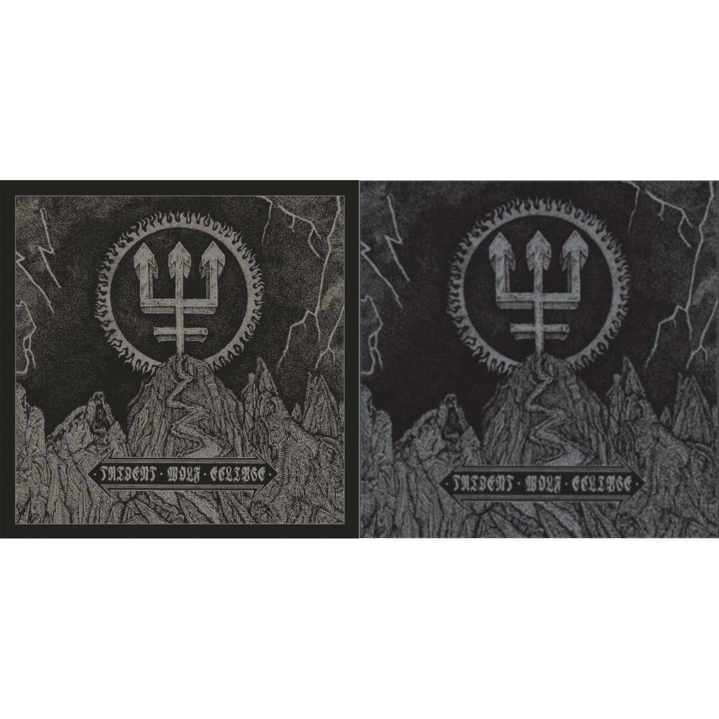 Trident Wolf Eclipse (CD/Silver LP Vinyl/7Inch) & Trident Wolf Eclipse (Silver/White Marble LP Vinyl)