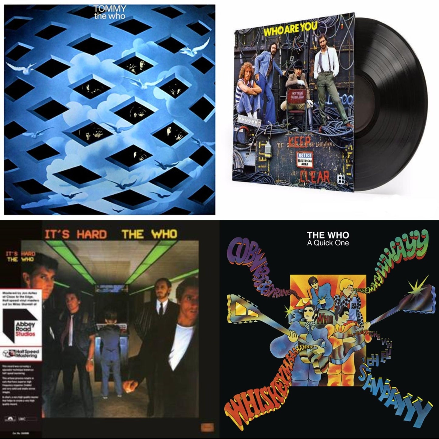Quick One (Half-Speed Master) & It's Hard (40Th An/2LP/Orange & Yellow Vinyl/Half-Speed)(Rsd) & Who Are You & Tommy