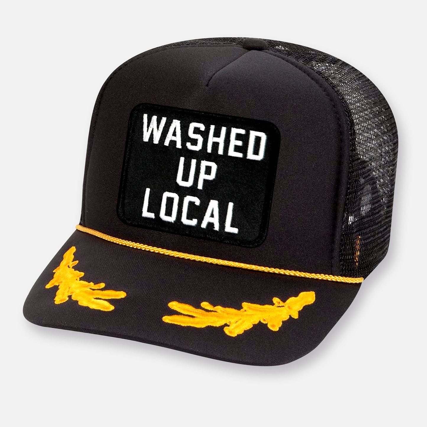 WASHED UP LOCAL CURVED BILL PATCH HAT