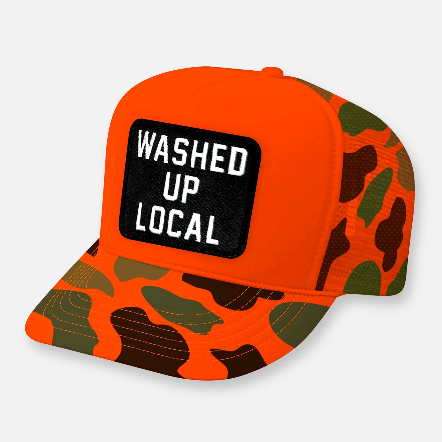 WASHED UP LOCAL CURVED BILL PATCH HAT