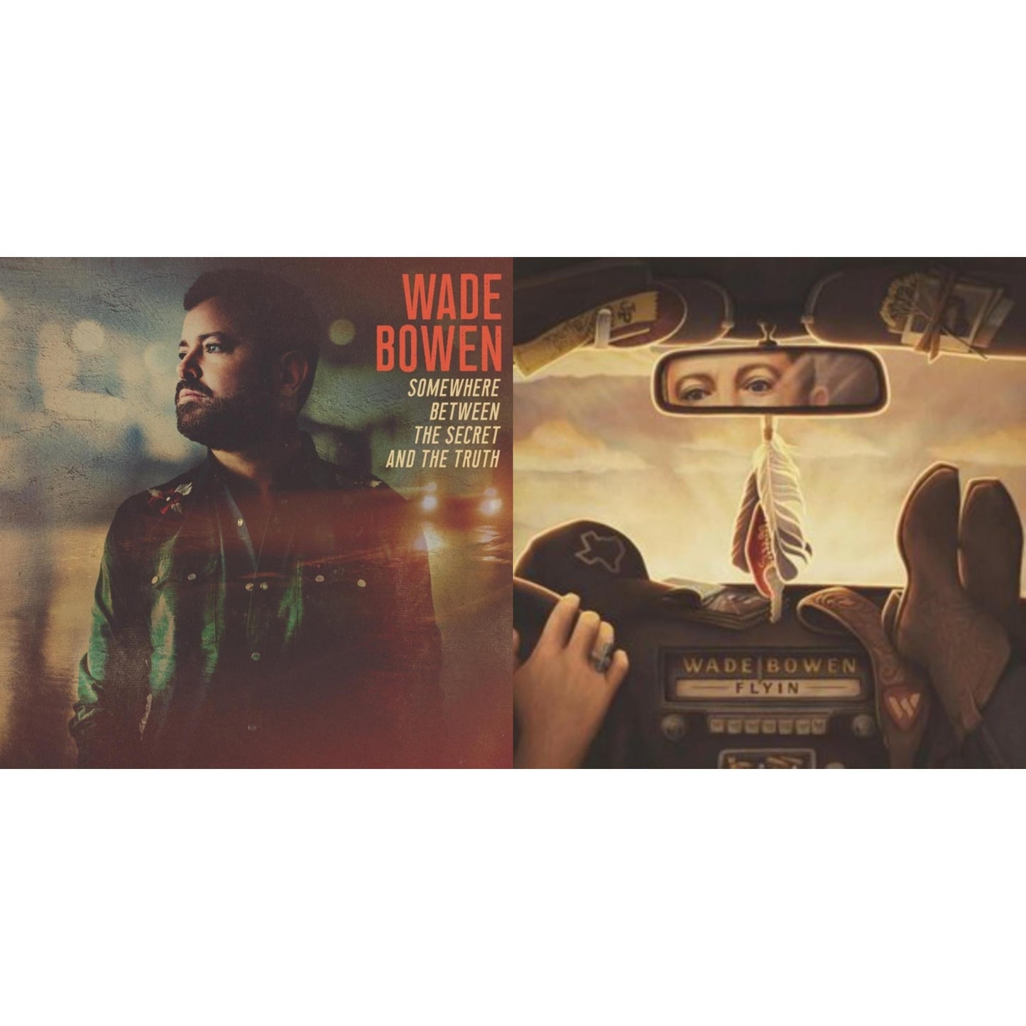 Wade Bowen - Flyin & Somewhere Between The Secret & The Truth - LP Vinyl Bundle