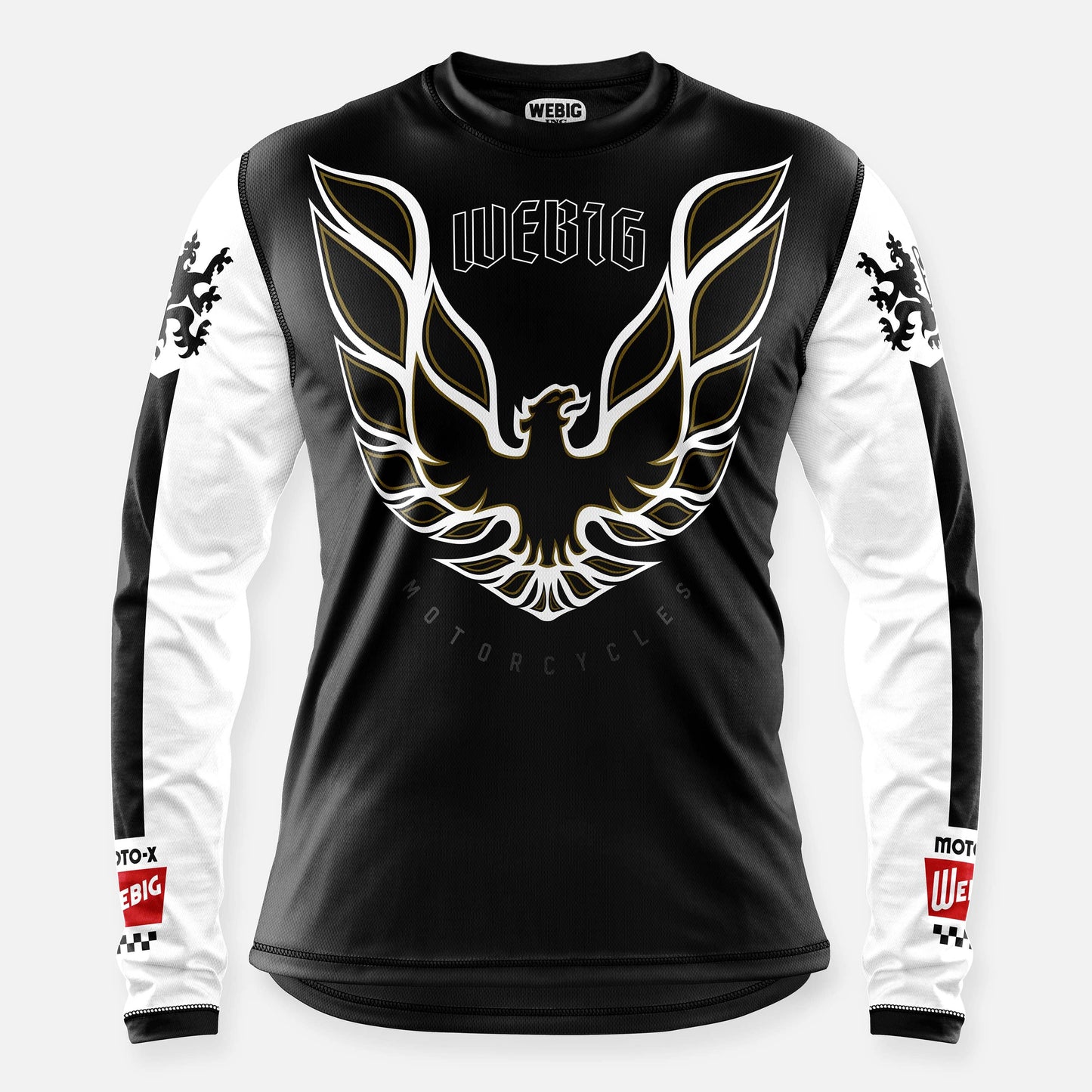 SCREAMIN CHICKIN JERSEY BLACK-WHITE
