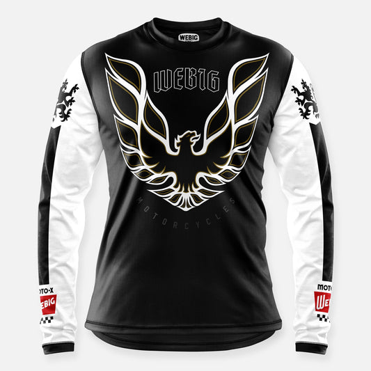 SCREAMIN CHICKIN JERSEY BLACK-WHITE