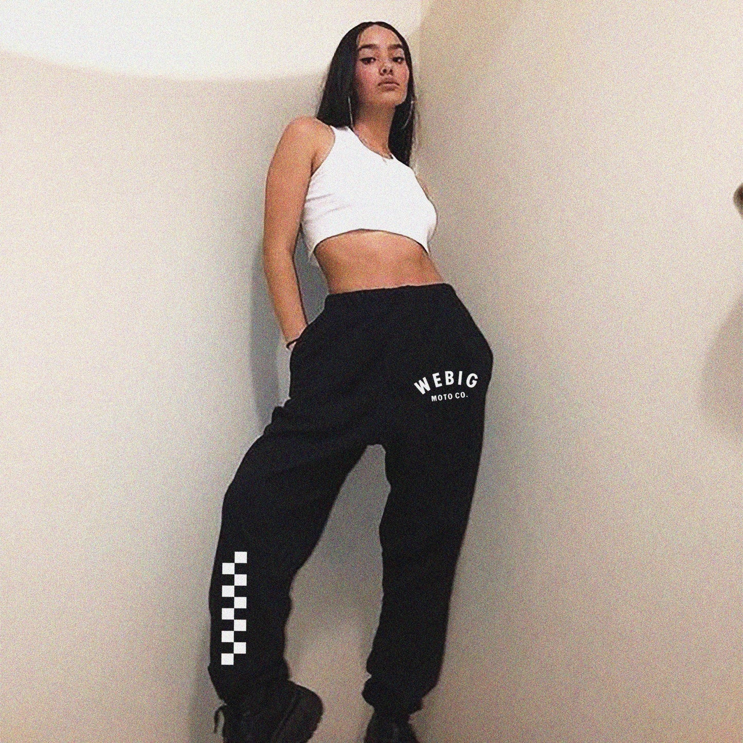 WEBIG FLEECE SWEATPANTS