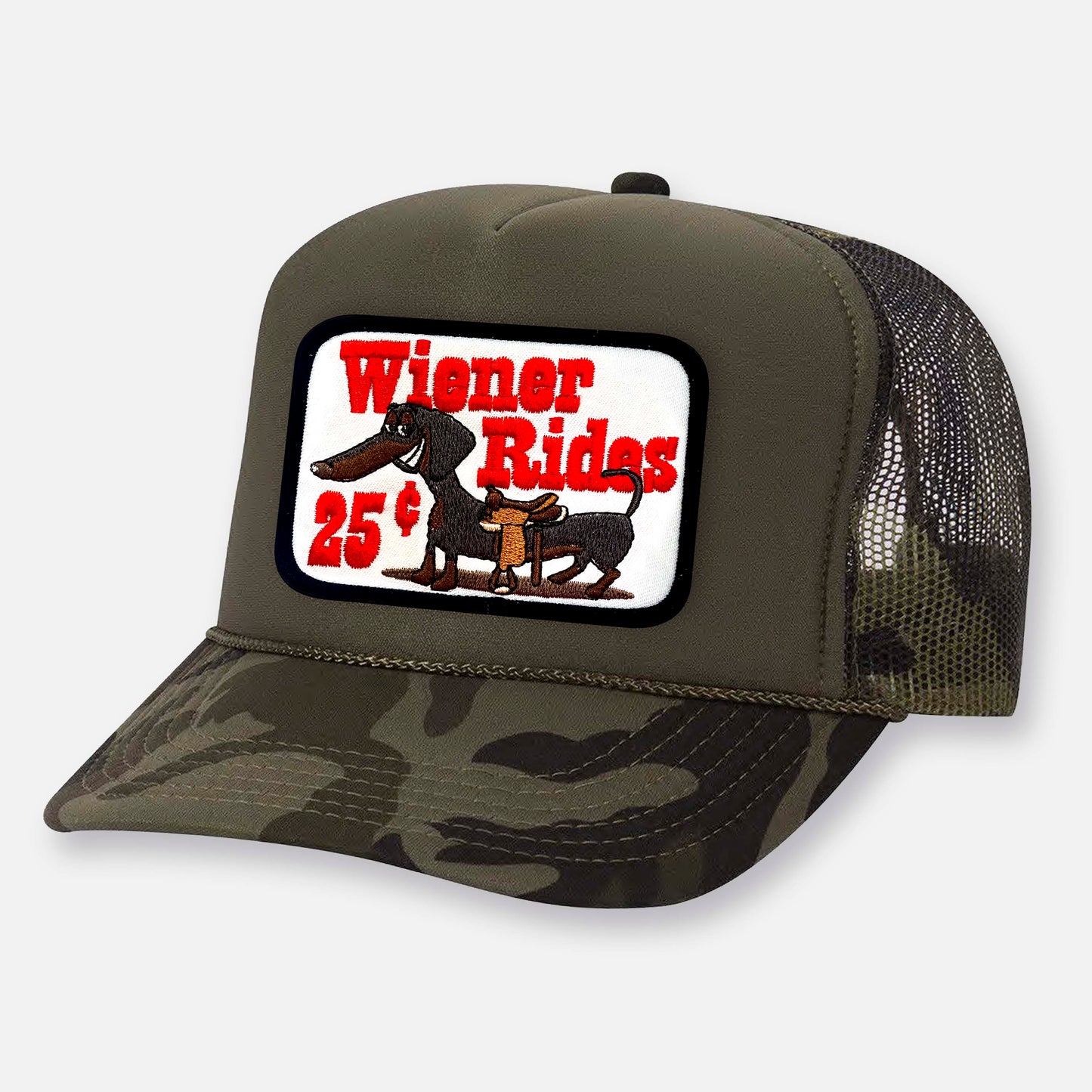 WIENER RIDES CURVED BILL PATCH HAT