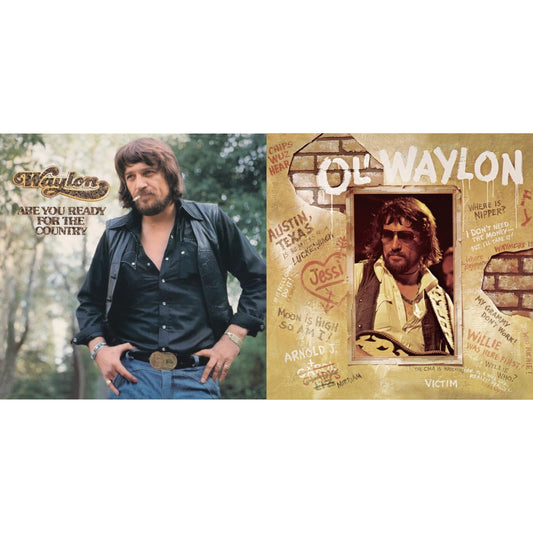 Waylon Jennings - Are You Ready For The Country & Ol Waylon - CD Bundle