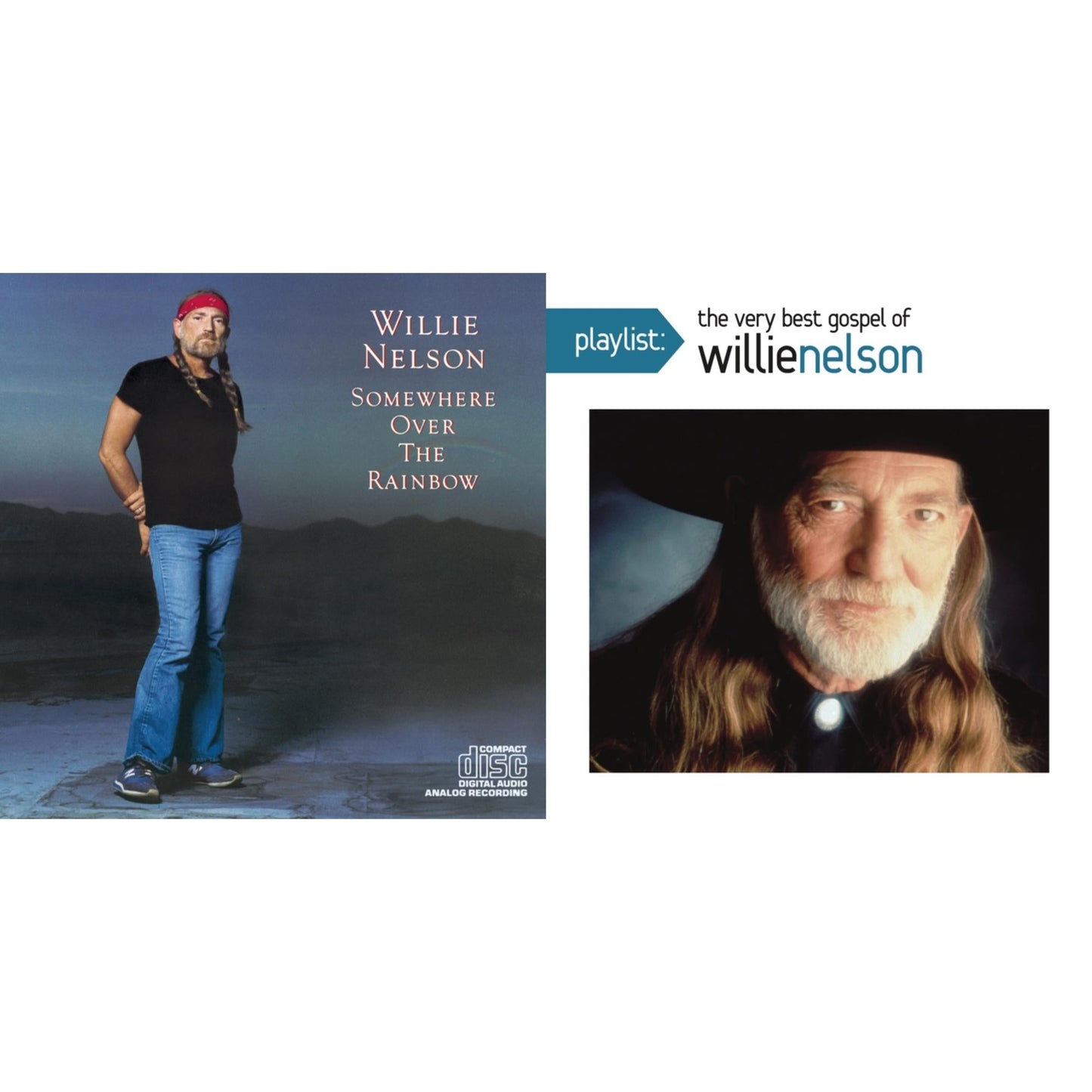 Over The Rainbow & Playlist: Very Best Gospel Of Willie Nelson