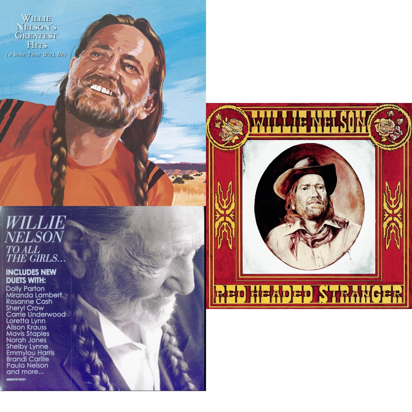 Willie Nelson�S Greatest Hits & To All The Girls & Red Headed Stranger