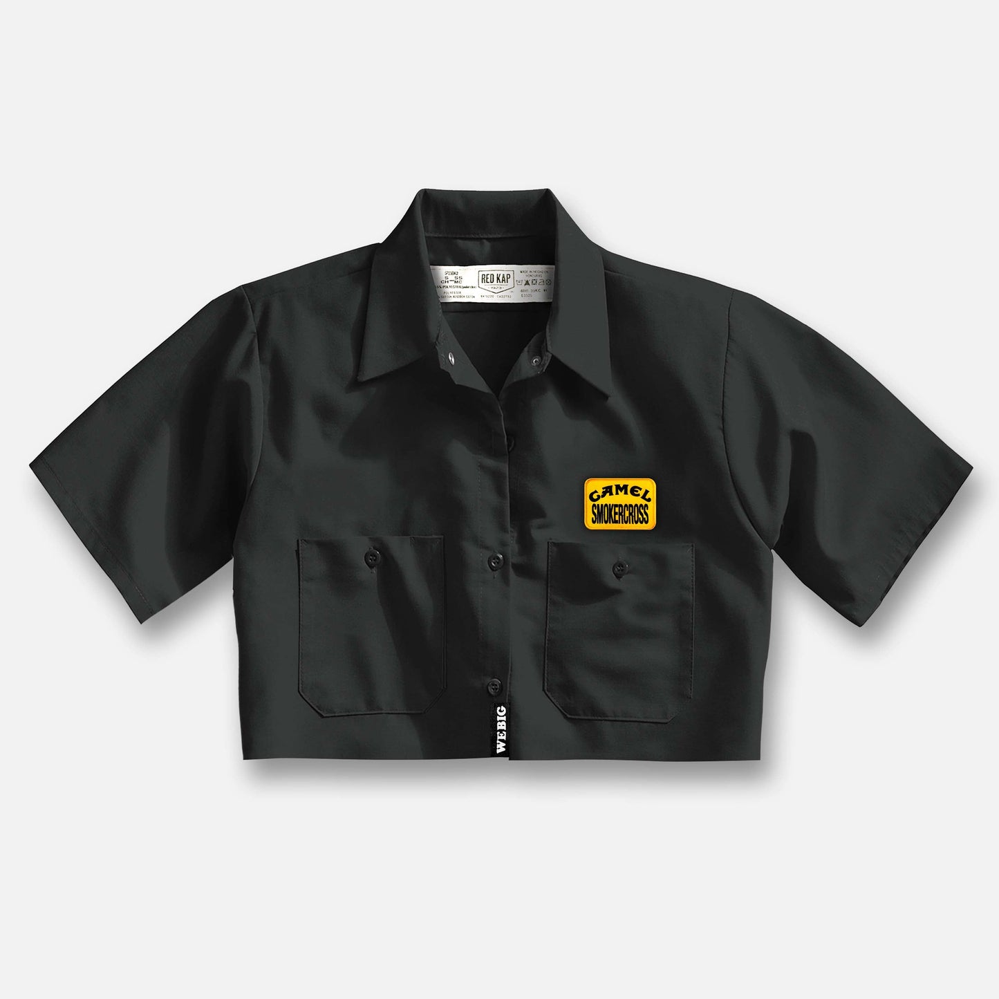 WOMENS CAMEL RACING INDUSTRIAL CROP MECHANICS SHIRT