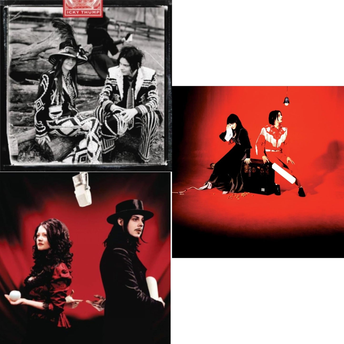 Elephant (2LP) & Get Behind Me Satan (2LP) & Icky Thump (2LP)