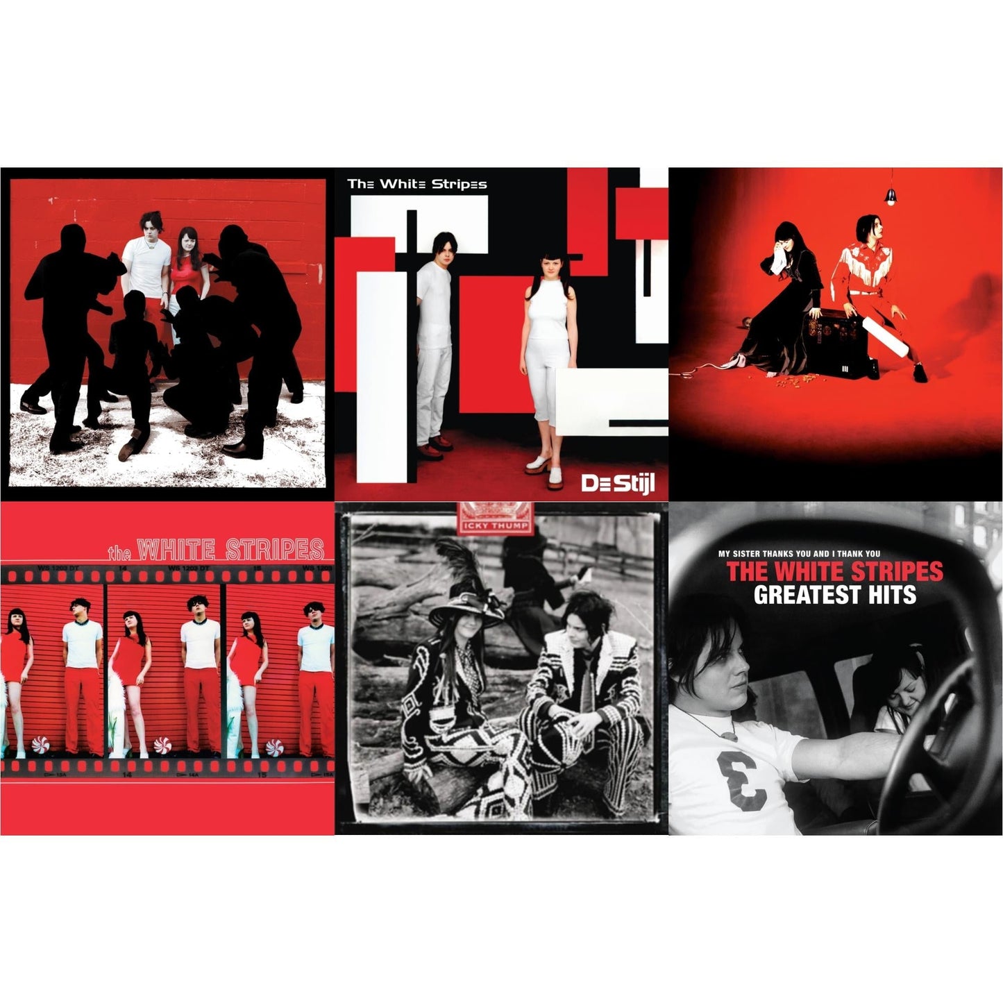 Elephant (2LP) & Icky Thump (2LP) & De Stijl & White Blood Cells (Reissue) & White Stripes & White Stripes Greatest Hits (2LP)