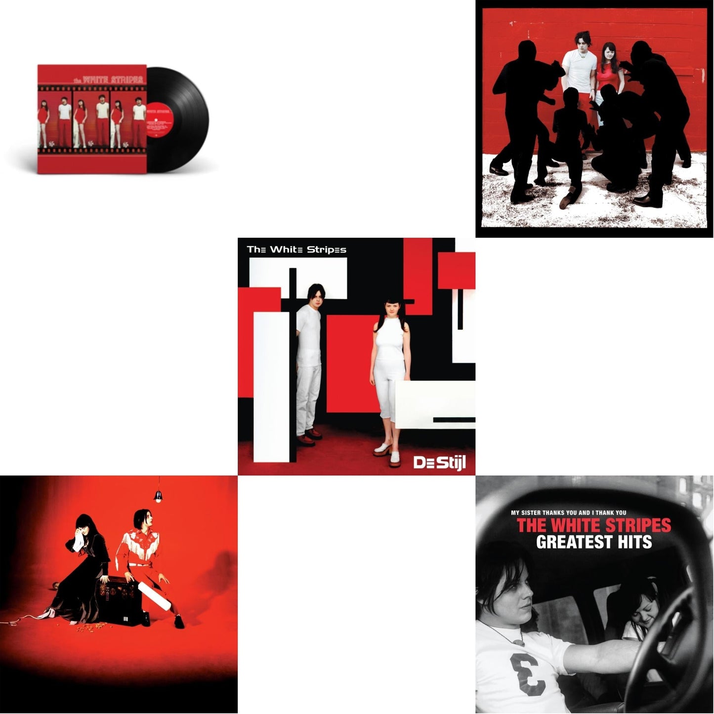 White Stripes & Elephant (2LP) & De Stijl & White Blood Cells (Reissue) & White Stripes Greatest Hits (2LP)