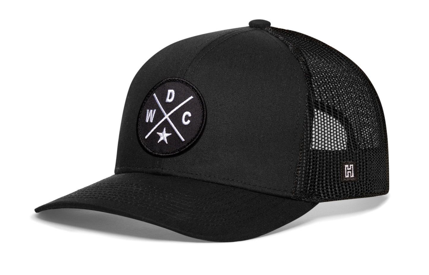 Washington DC Trucker Hat  |  Black WDC X Snapback
