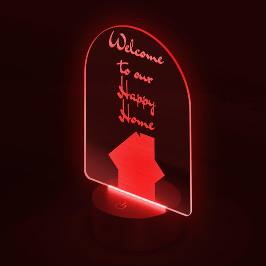 Welcome to our Happy Home Arc Shaped Acrylic LED Sign - Premium LED Signs from teelaunch - Just $29.99! Shop now at Lizard Vigilante