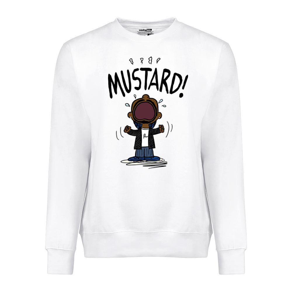 Mustard Kendrick Meme White Not Like Funny Graphic Tee Shirt
