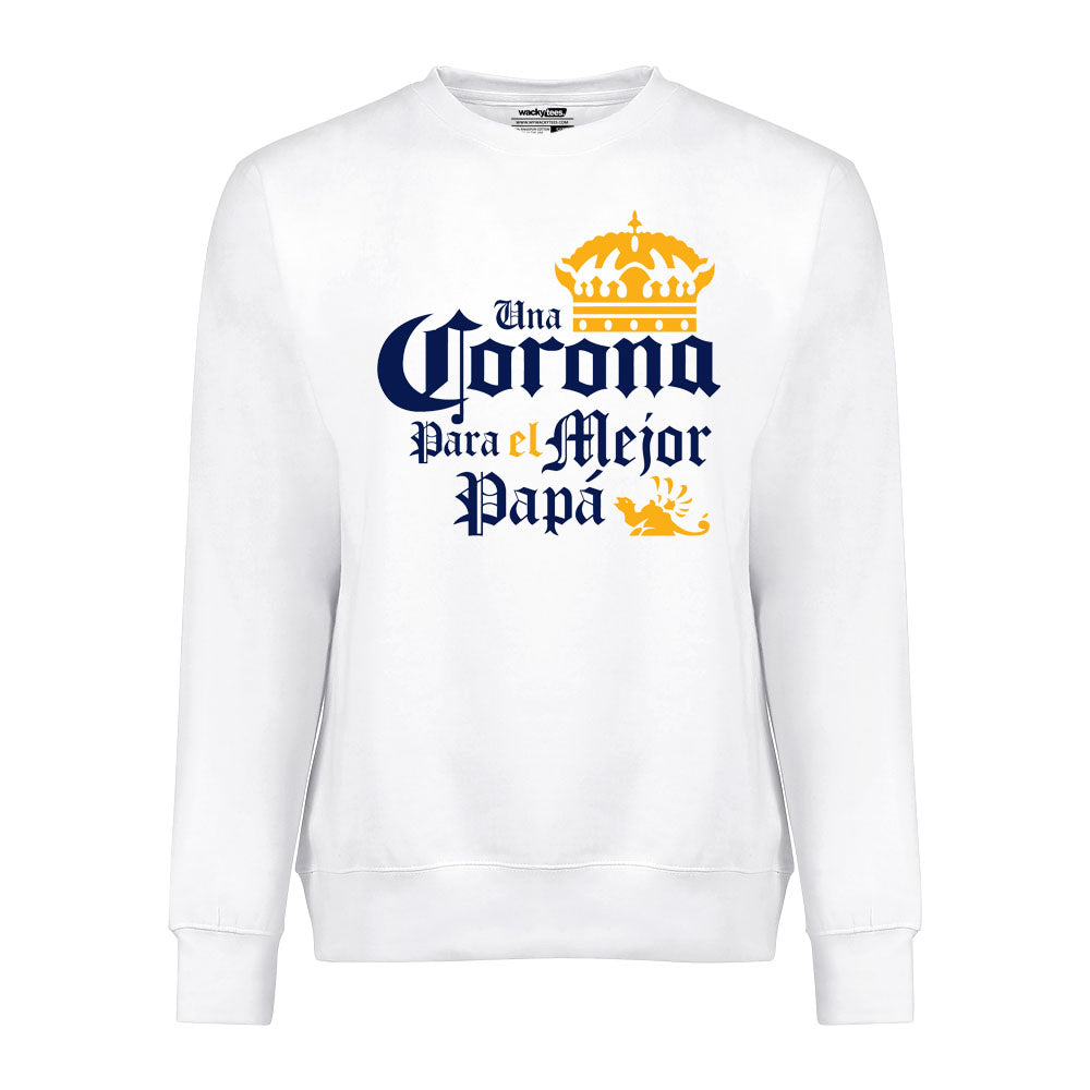 Una Corona Para El Mejor Papa Fathers Day Graphic Tee Shirt