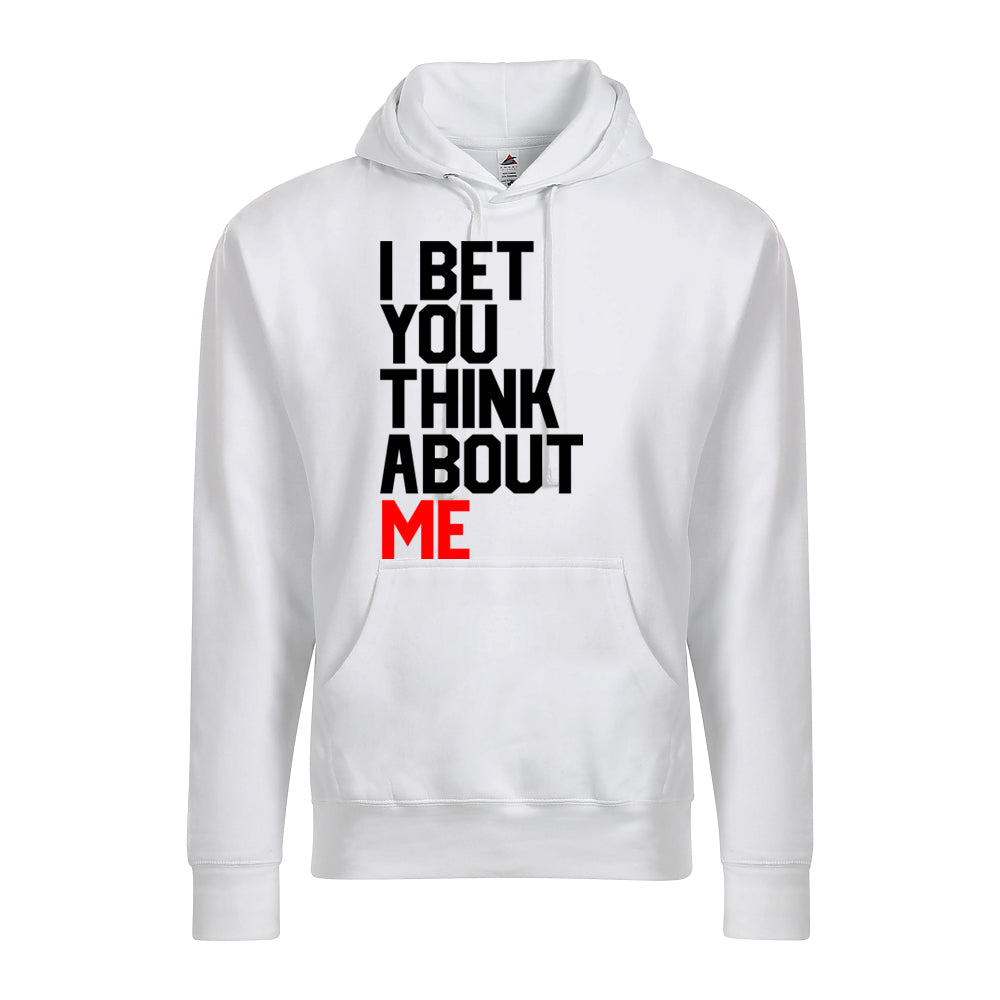 I Bet You Think ABout Me Text Graphic Fashion Premium Ringspun Tee Shirt