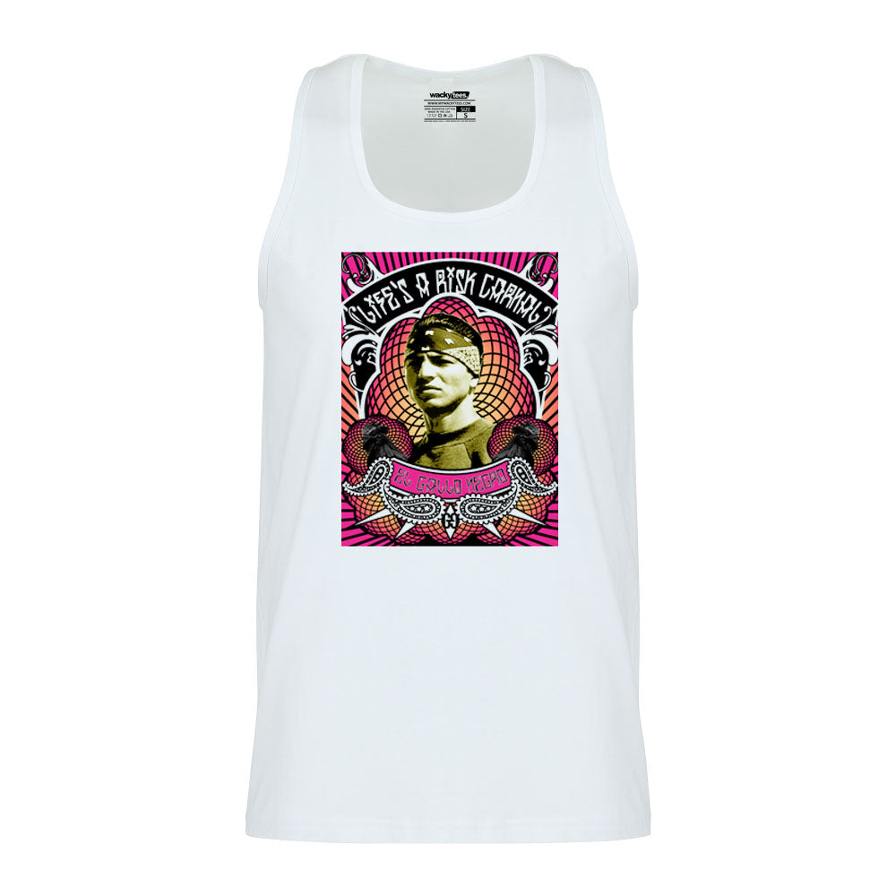 Lifes A Risk Carnal Gallo Negro Vatos Locos Blood In Blood Out Graphic Tee Shirt