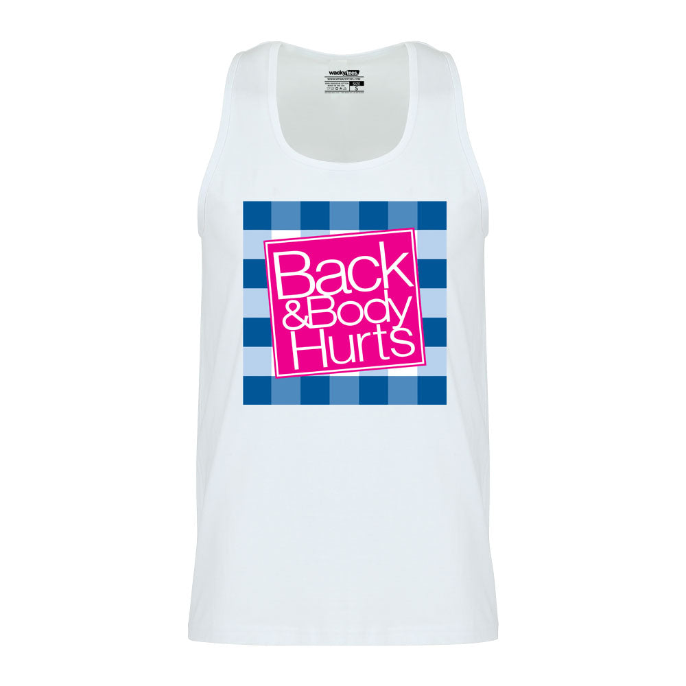 Back and Body Hurts Funny Parody Viral Graphic Tee Shirt