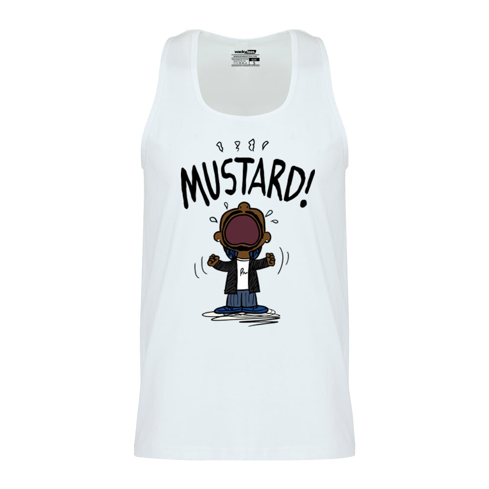 Mustard Kendrick Meme White Not Like Funny Graphic Tee Shirt