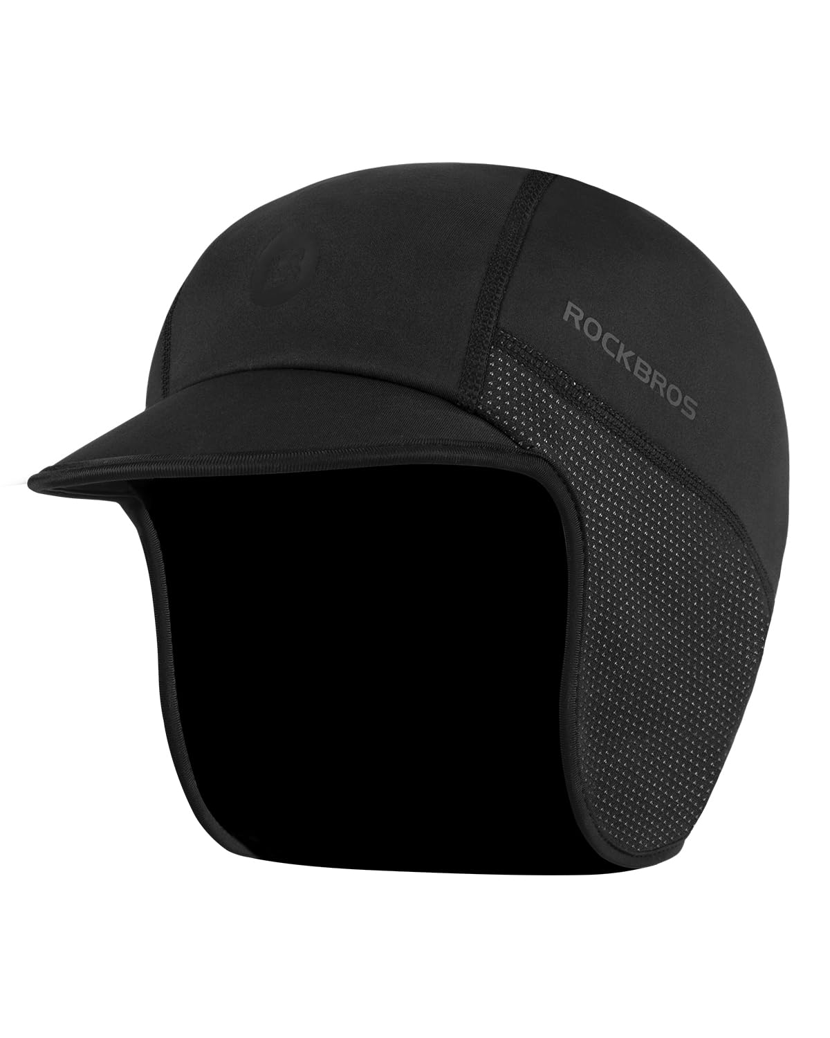 ROCKBROS Winter Cycling Caps for Men Women Windproof Hat with Sun Visor Under Helmet Liner