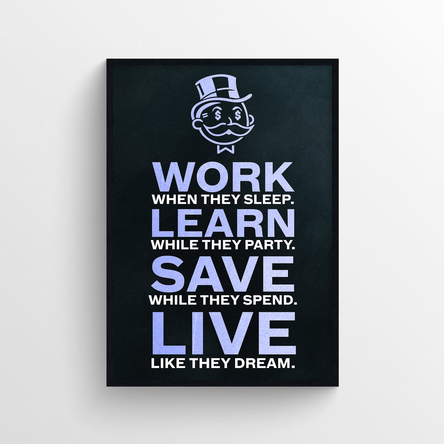 Work Learn Save Live Poster