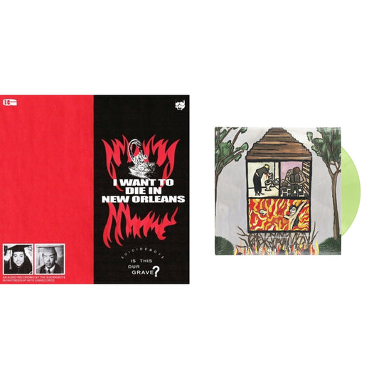 $Uicideboy$ - Long Term Effects Of Suffering (Glow Green LP Vinyl) & I Want To Die In New Orleans (Silver LP Vinyl)