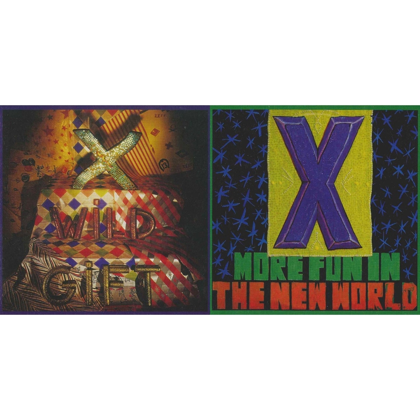 X - Wild Gift & More Fun In The New - LP Vinyl Bundle