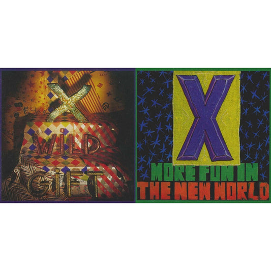 X - Wild Gift & More Fun In The New - LP Vinyl Bundle