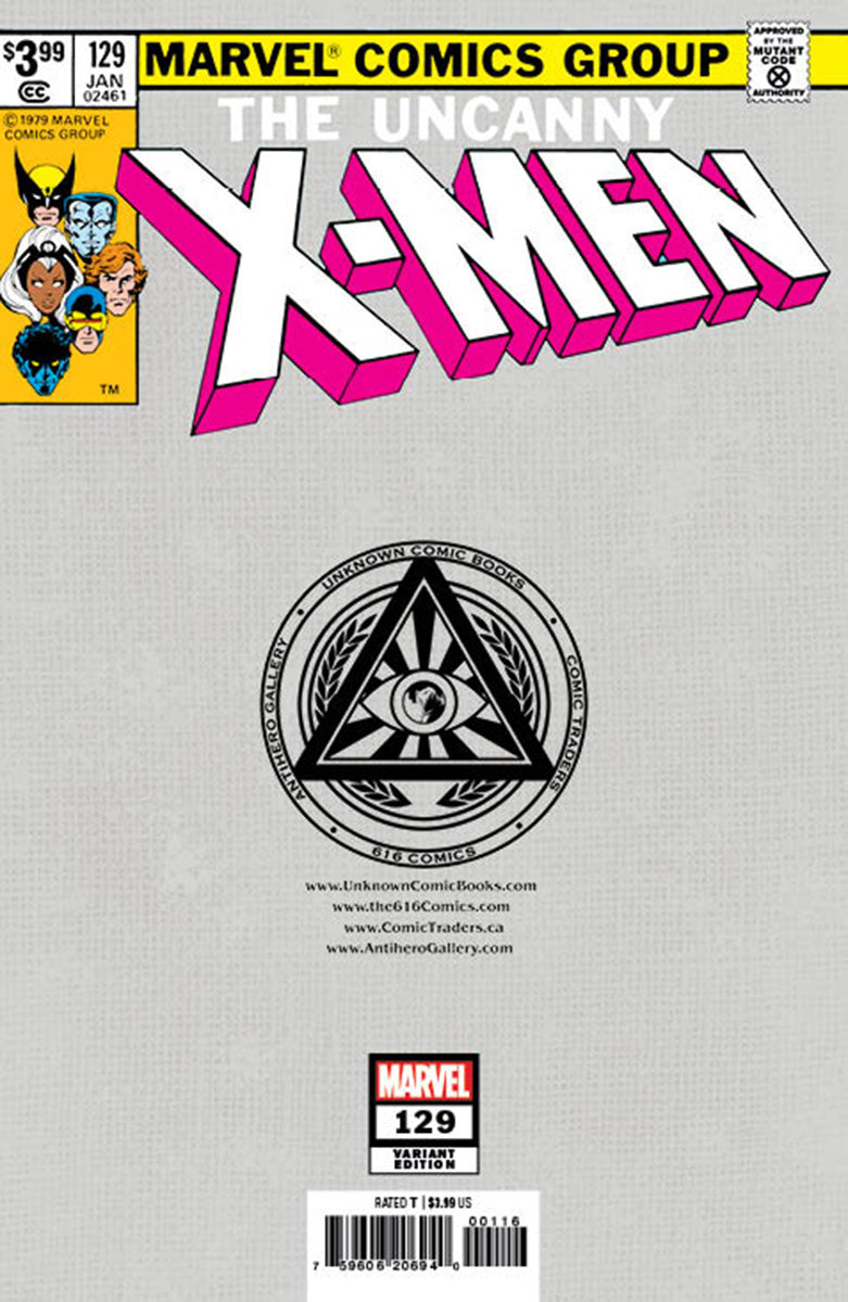 [Signed by Nathan Szerdy] X-MEN #129 FACSIMILE EDITION UNKNOWN COMICS NATHAN SZERDY EXCLUSIVE VIRGIN VAR [IN STOCK]