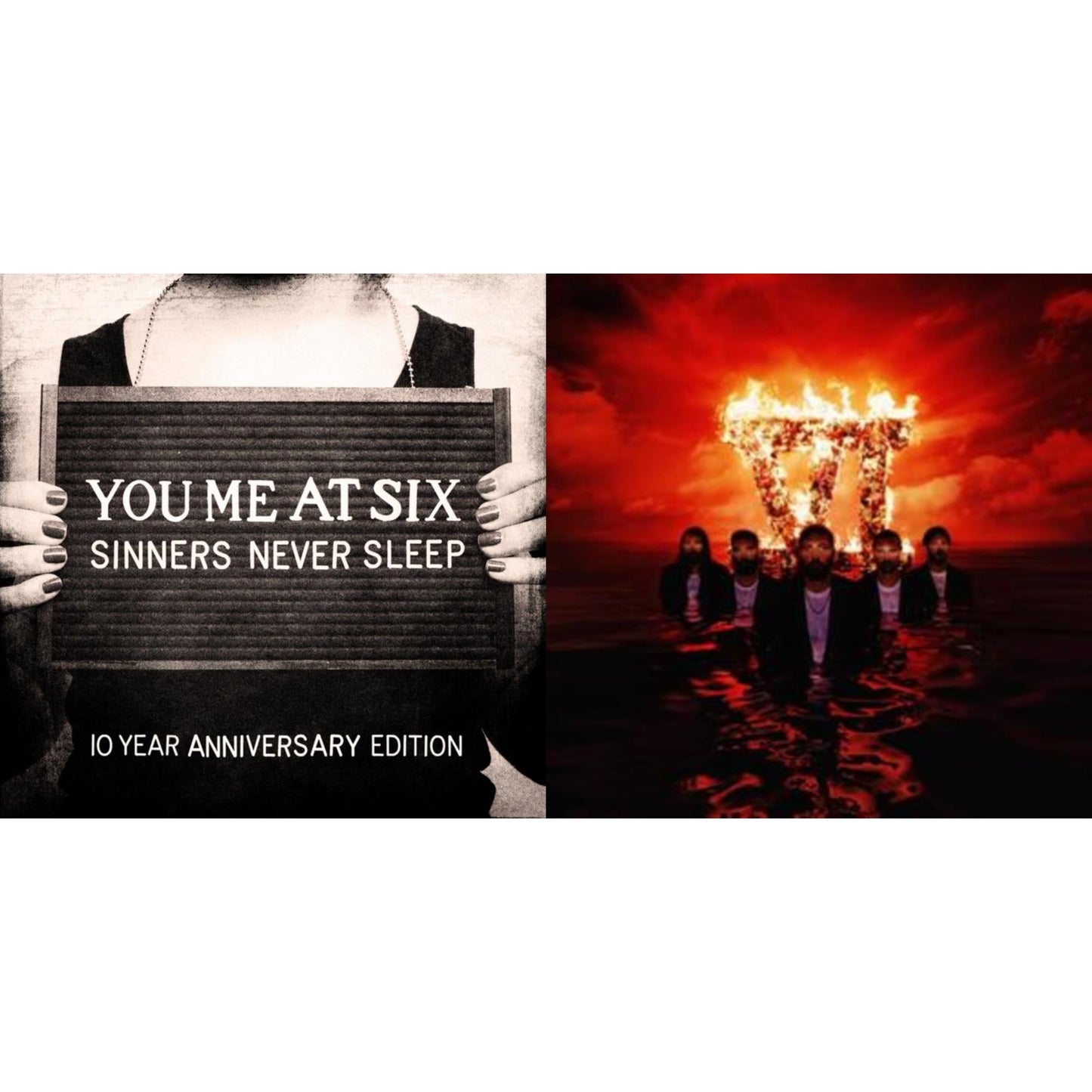 You Me At Six - Truth Decay & Sinners Never Sleep - LP Vinyl Bundle