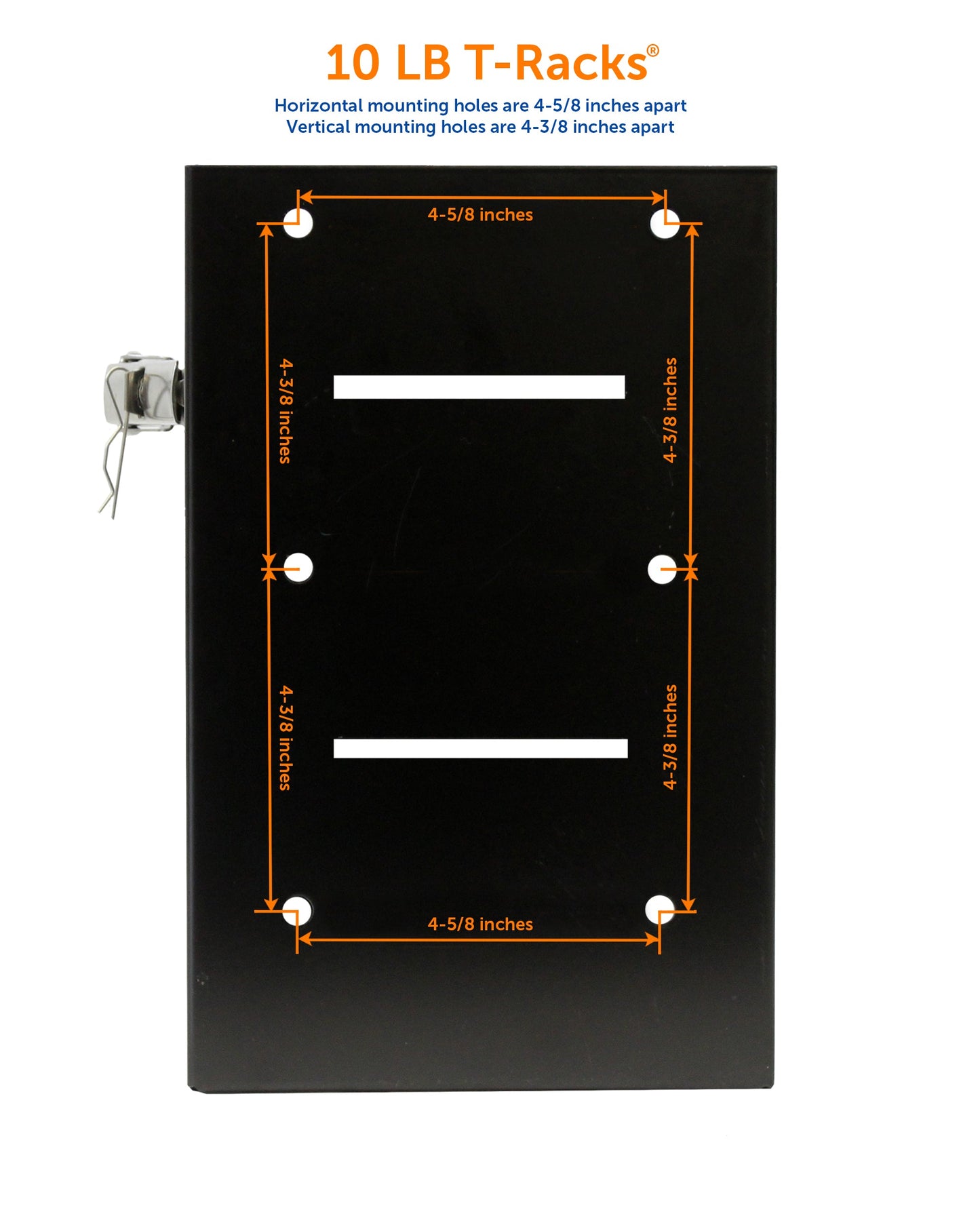 Flame King T-Racks 10lb Propane Tank Mounting Brackets Strap Campervan Overland Vehicles