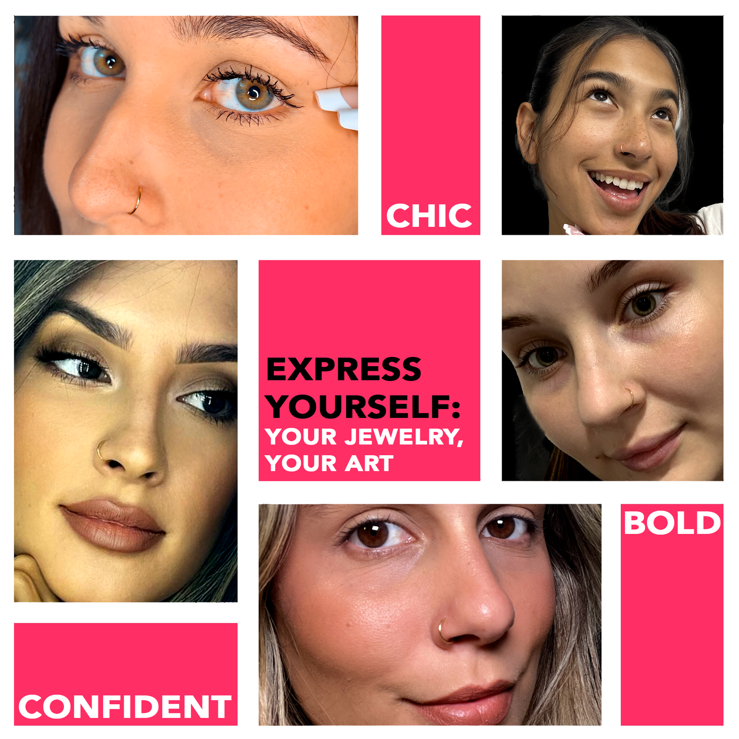 20G 5/16 Solid 14K Yellow Gold Nose Hoop