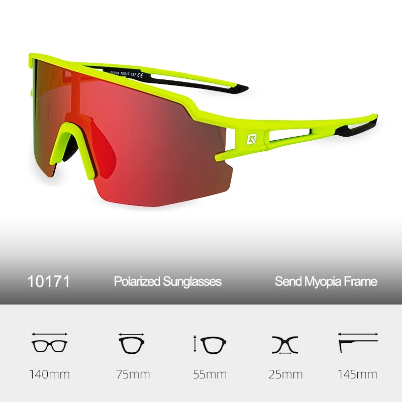 ROCKBROS-Ultralight Polarised Sports Sunglasses 22g