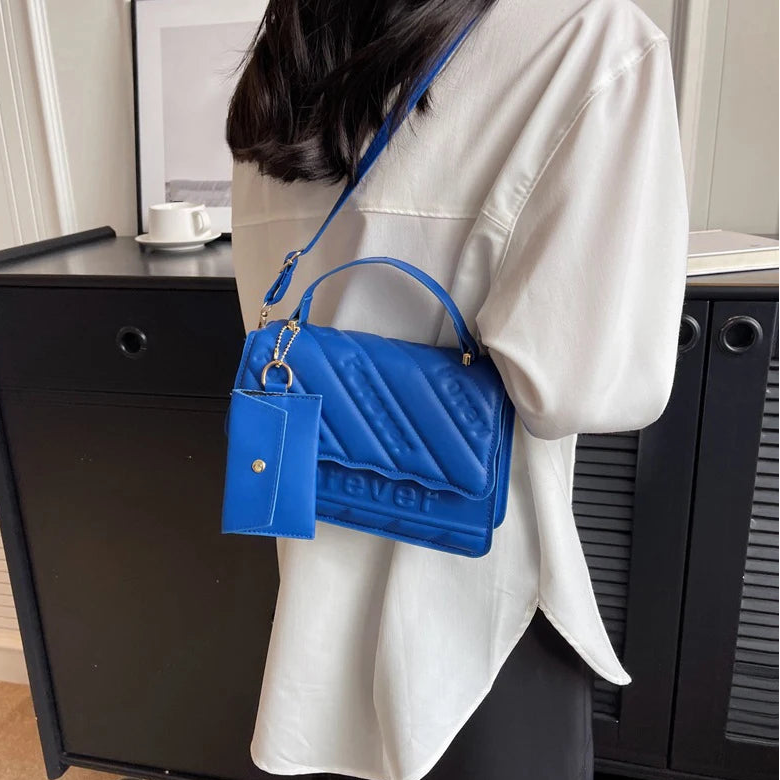 Yogodlns Quilted PU Leather Shoulder Bag – Fashionable Small Crossbody Handbag for Women, Designer Square Handbag - Premium handbag from Lizard Vigilante - Just $24.99! Shop now at Lizard Vigilante