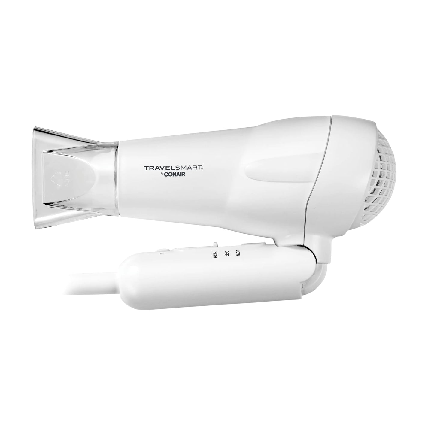 Conair Travel Hair Dryer Mini Hair Dryer 1200-Watt Ceramic Travel Blow Dryer in White by Travel Smart