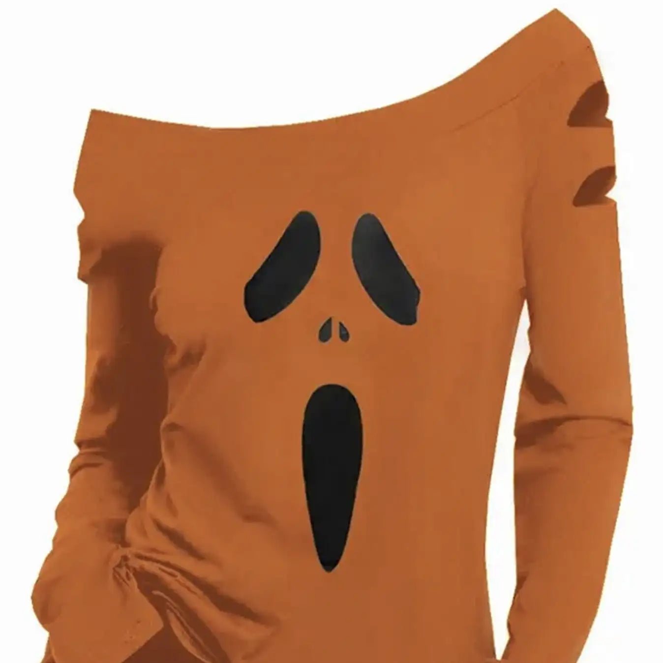 Ladies' Halloween Pumpkin Shirt