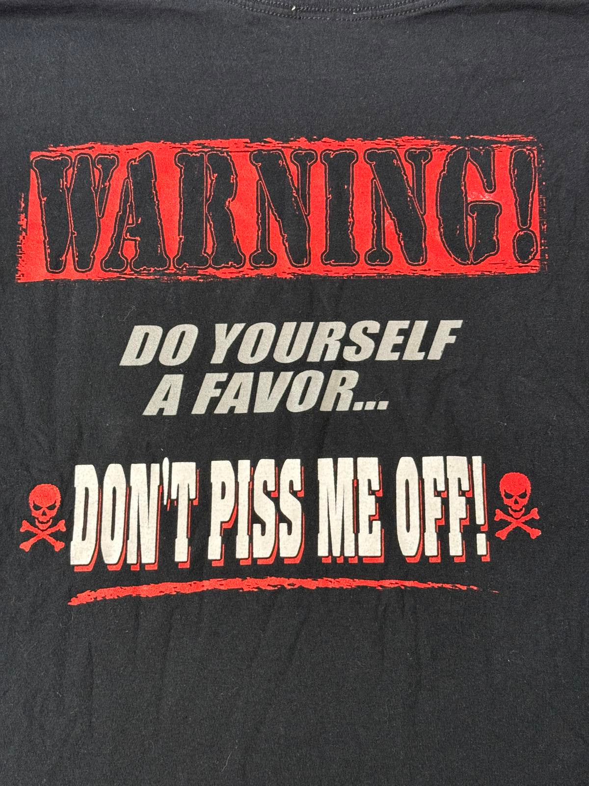 Biker Trash T-shirt Dont Piss Me Off Tee XL