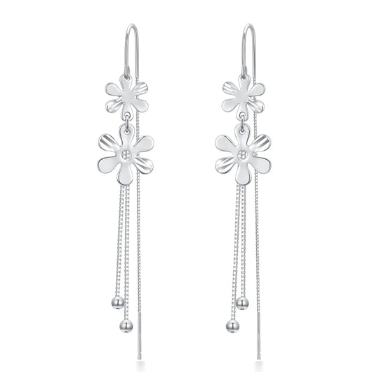 VONALA Threader Earrings for Women Dangle Earrings Long Chain Earrings Hypoallergenic Earrings Tassel Earrings for Women Fashion