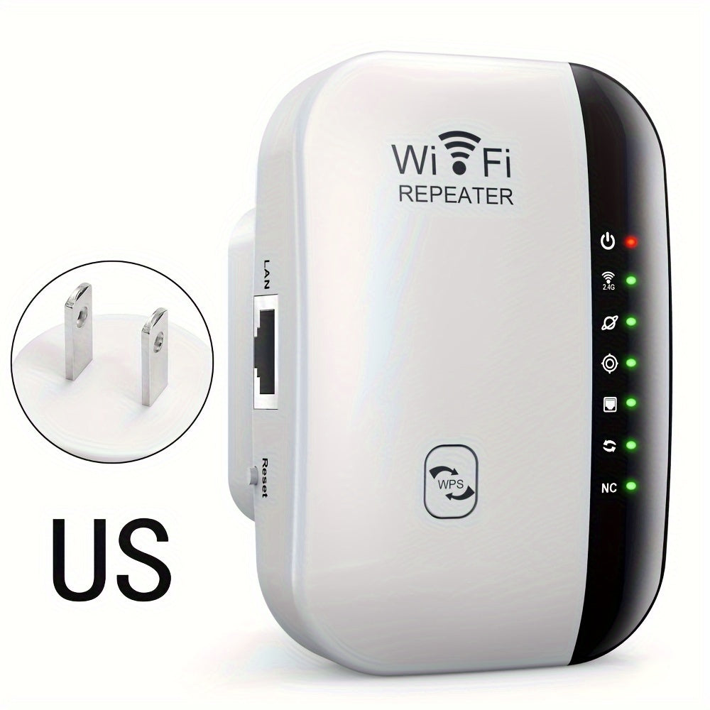 WiFi Repeater Plus - Boosts WiFi Signal, Extends Internet Coverage, Enhances Gaming Experience, Cell Phone Signal Amplifier for Home - Premium  from Lizard Vigilante - Just $13.99! Shop now at Lizard Vigilante