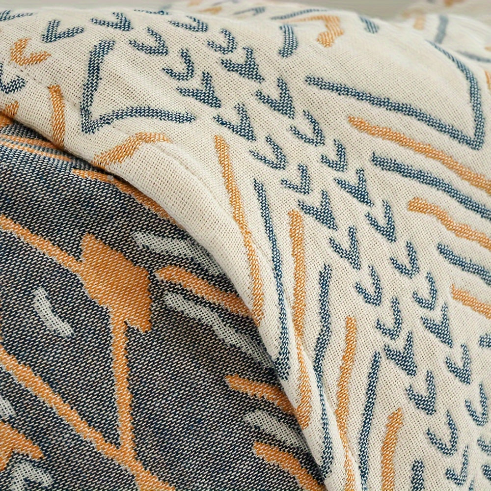 1pc Bohemian Style Sofa Blanket, Multi-functional Carpet, Thick Cotton Soft Sofa Sofa Cover