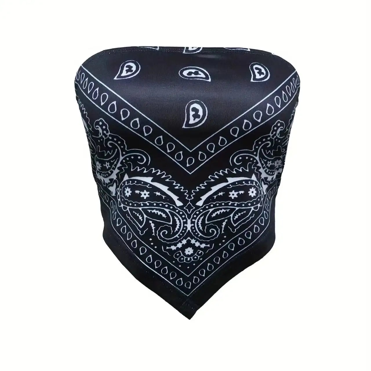 Ladies' Sexy Crop Top With Exposed Shoulders And Vacation Style Strapless Top