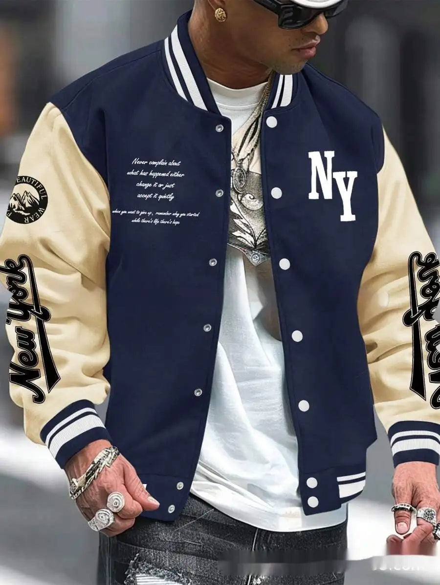 Baseball Uniform Jacket Coat Cardigan