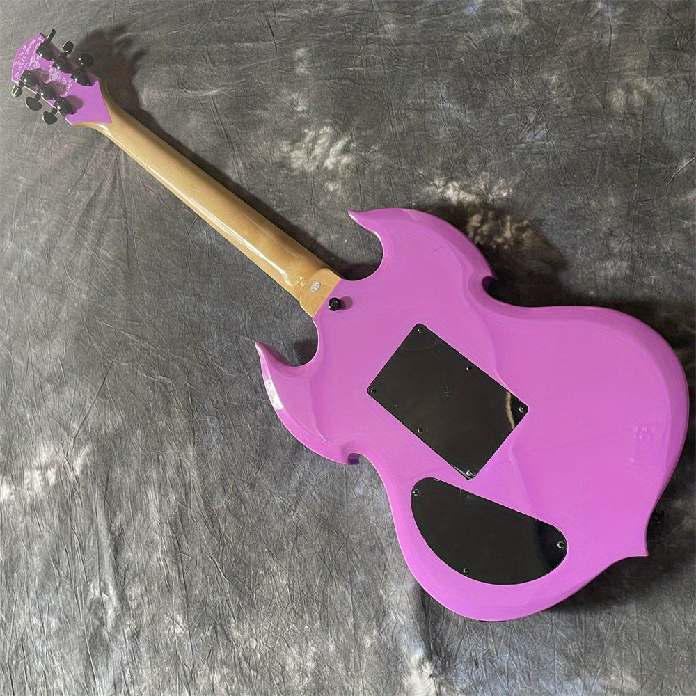 Zakk Barbarian Purple Electric Guitar – Maple Neck, 6 String, Mahogany Body, HH Pickups, Floyd Rose Bridge – Hot Sale, US Stock, Fast Shipping - Premium Electric guitar from Lizard Vigilante - Just $501.08! Shop now at Lizard Vigilante