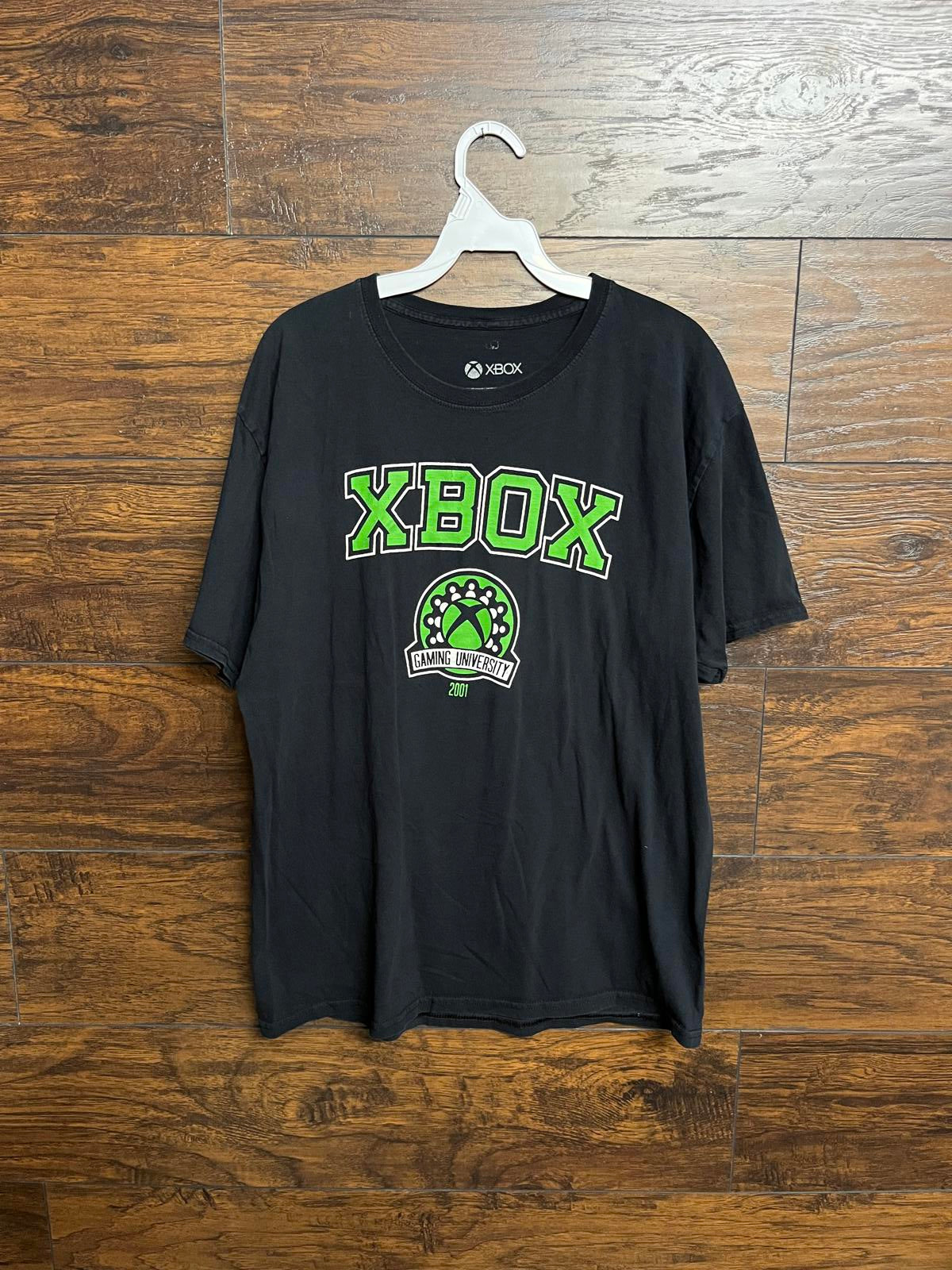 Xbox Gaming University 2001 T-shirt - Xbox ConsoleTee -L